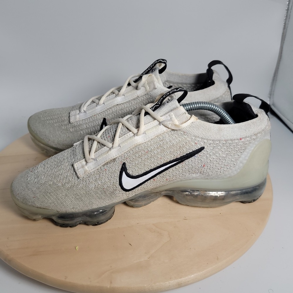 Nike Air VaporMax 2021 Flyknit Running Shoes Mens Size 10 Gray DH4084-100 - Picture 6 of 10